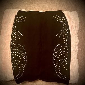 Carmen . Pencil skirt with all studs.